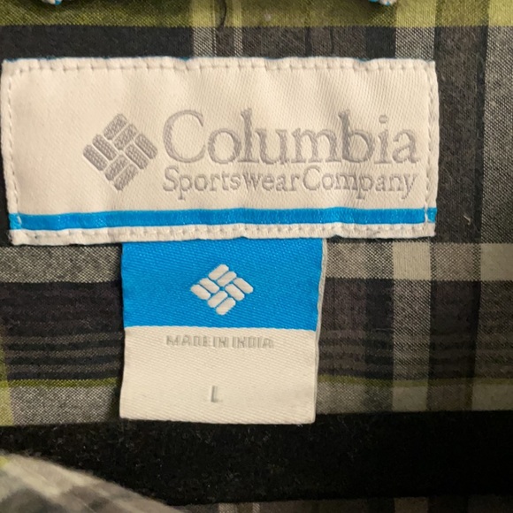 Men’s Columbia Plaid Button Down - Picture 2 of 5